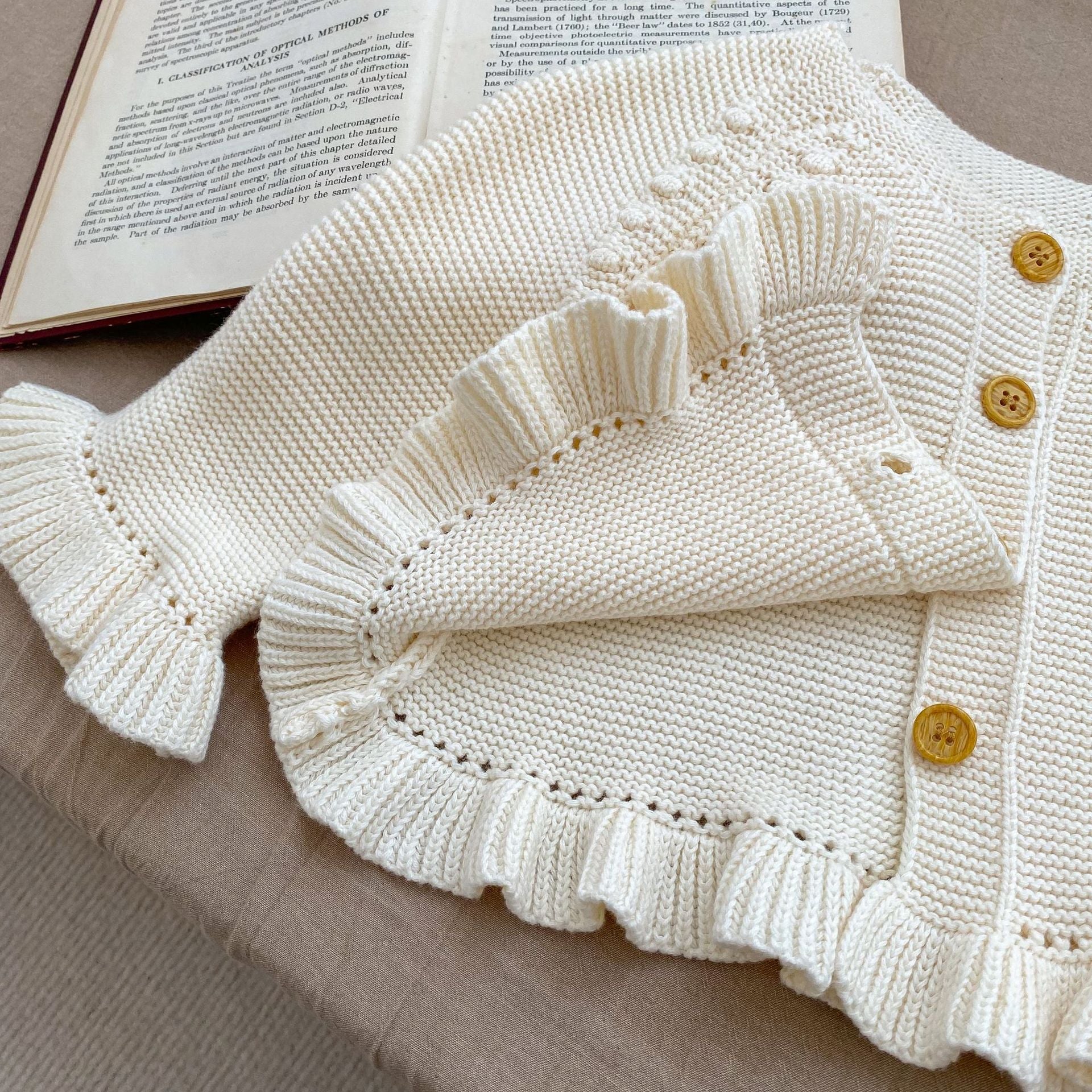Infant Baby Girl In Autumn Long-Sleeved Cardigan-1