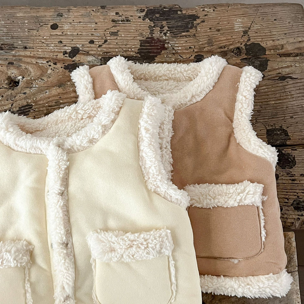 Infant Baby Two Kinds Thickened Knit Cardigan-3