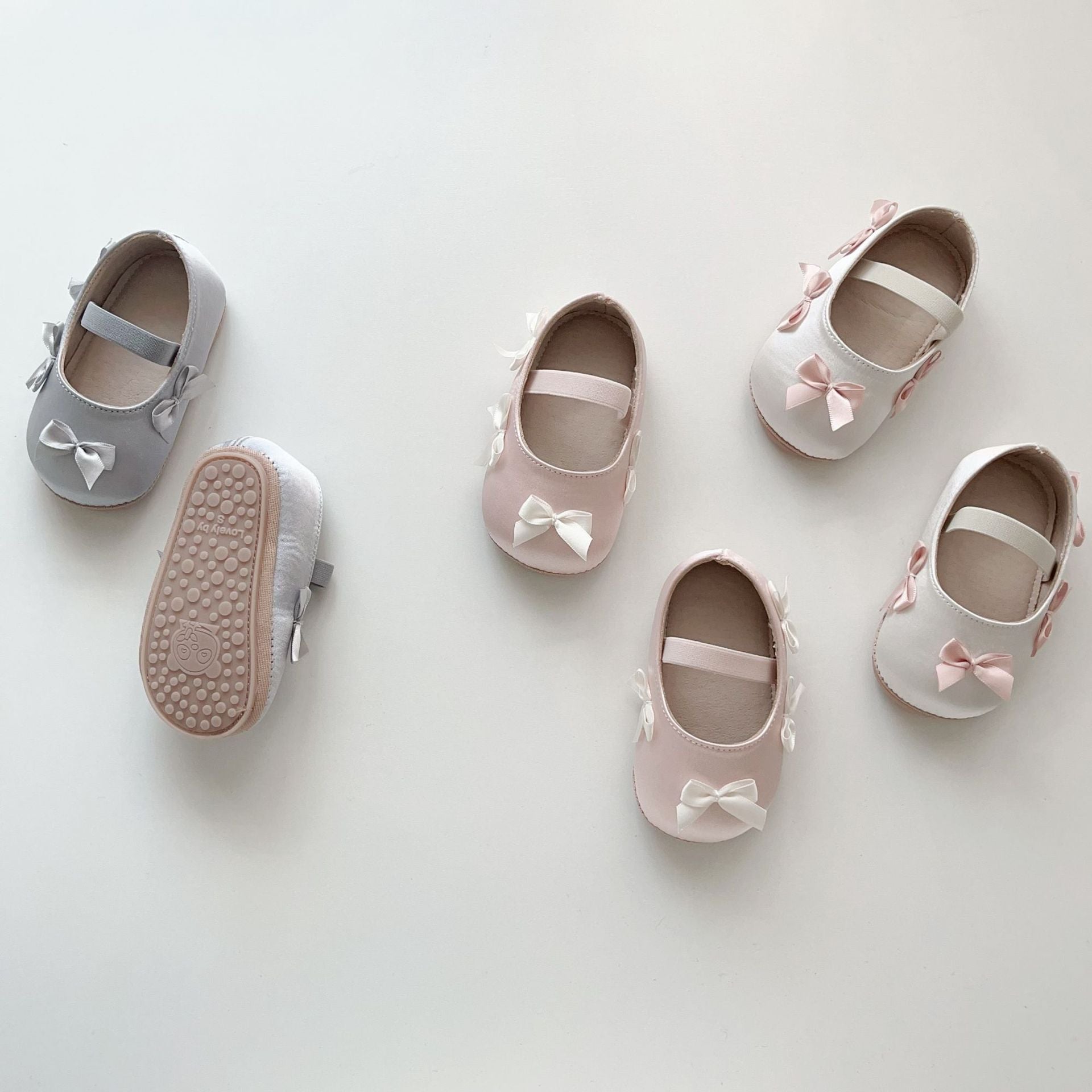 Spring and Summer Baby Girl Fashion Butterfly-bow Pattern Toddler Soft-Sole Anti-slip Walking Shoes