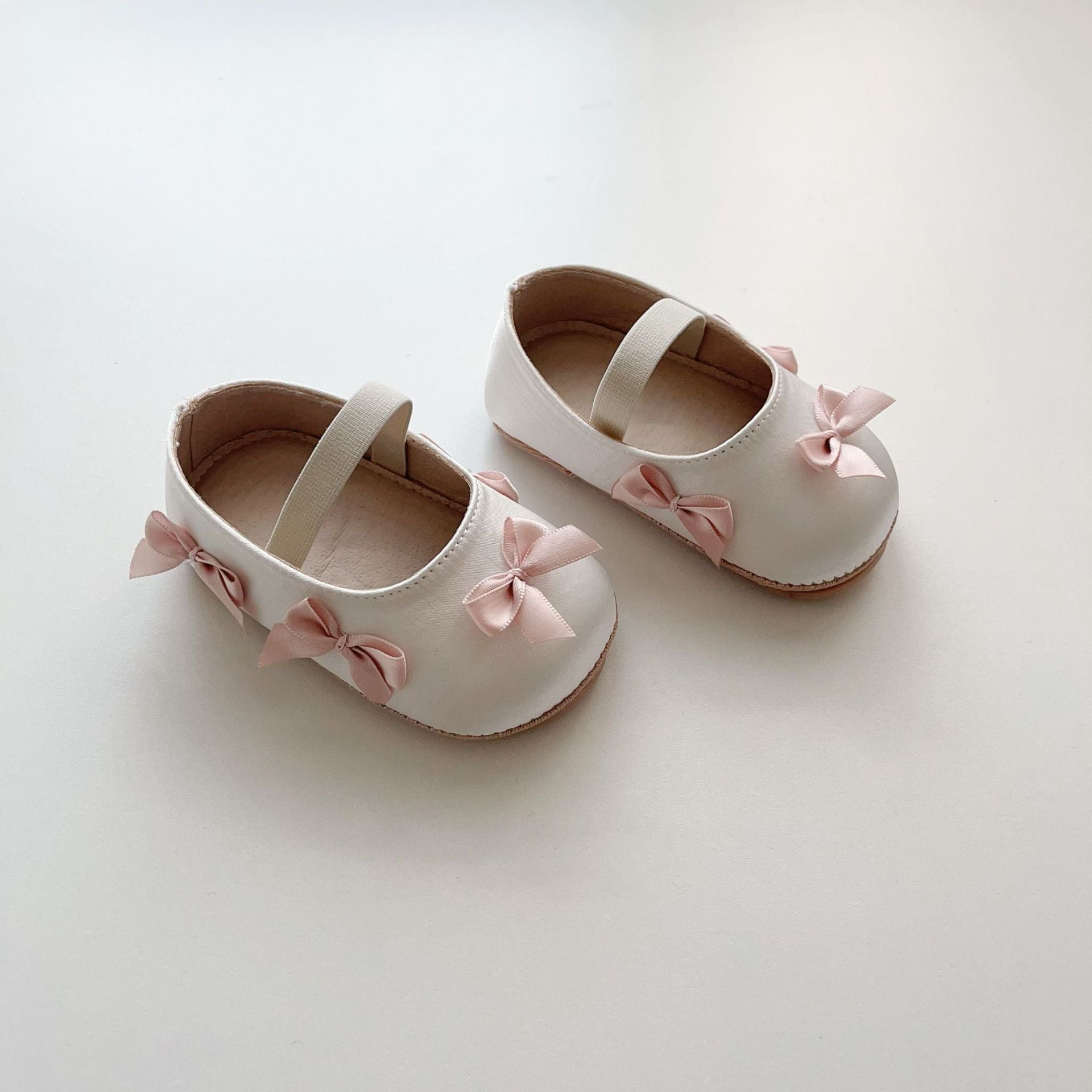 Spring and Summer Baby Girl Fashion Butterfly-bow Pattern Toddler Soft-Sole Anti-slip Walking Shoes