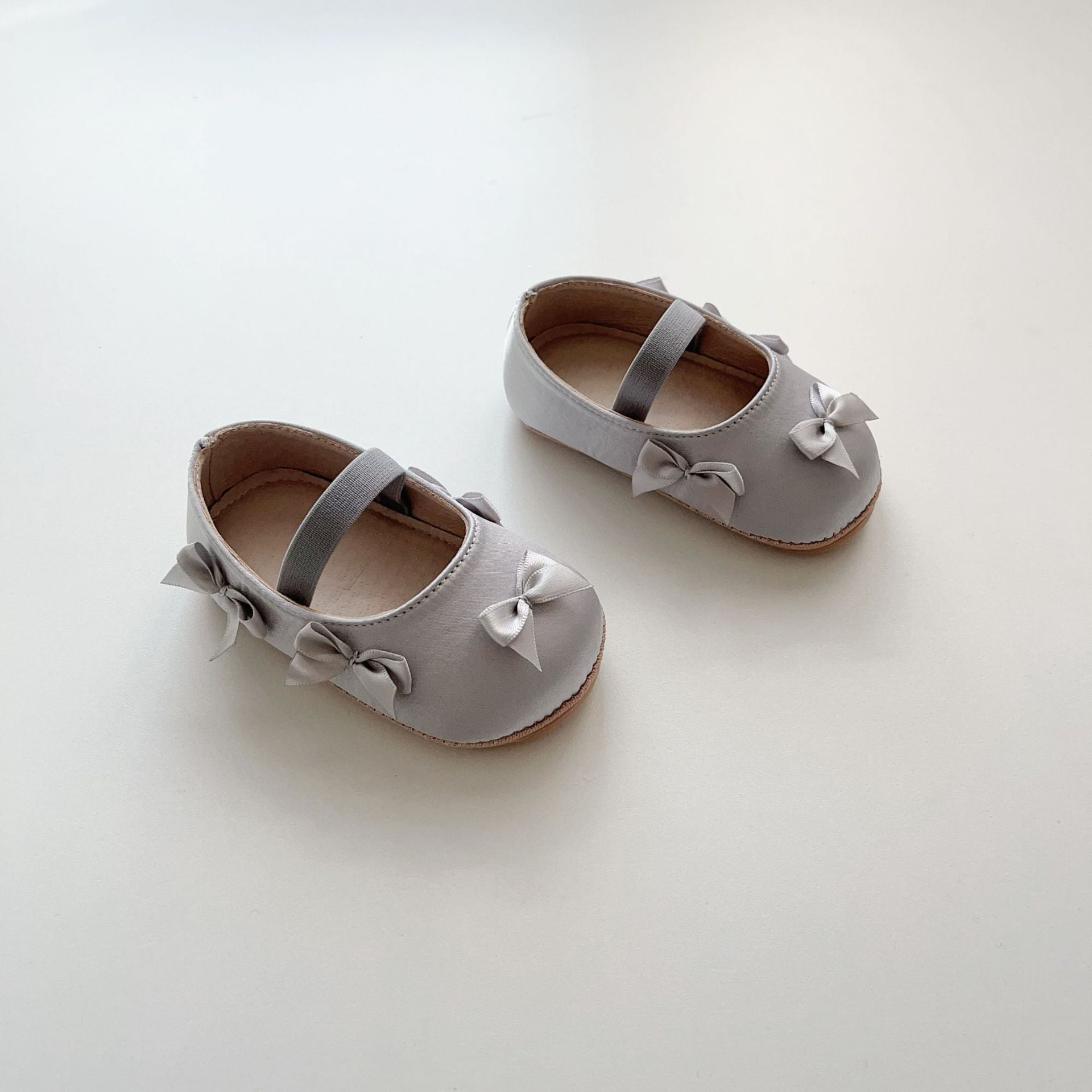 Spring and Summer Baby Girl Fashion Butterfly-bow Pattern Toddler Soft-Sole Anti-slip Walking Shoes