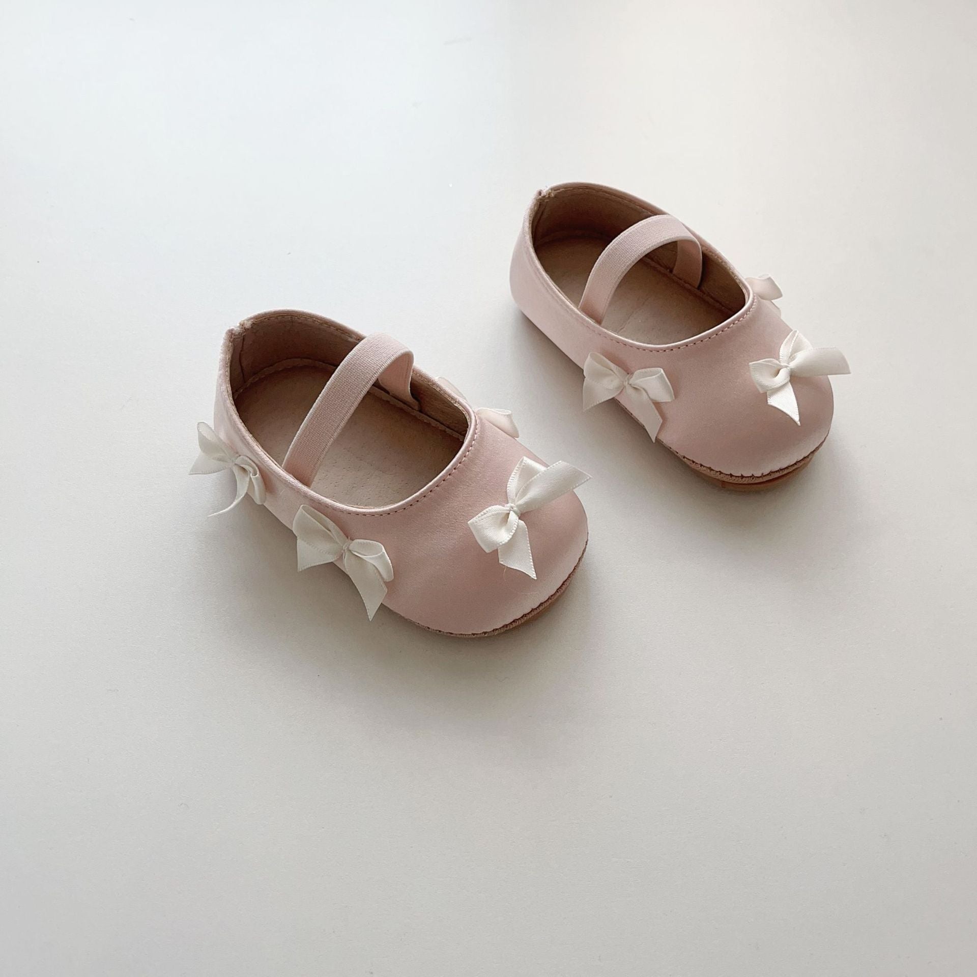 Spring and Summer Baby Girl Fashion Butterfly-bow Pattern Toddler Soft-Sole Anti-slip Walking Shoes